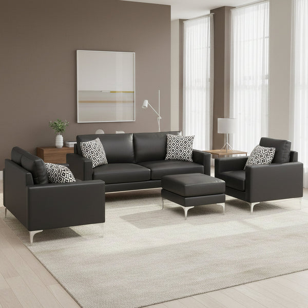 Sofa Set LEX schwarz