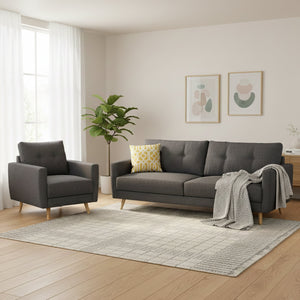 Sofa Set MANDY anthrazit