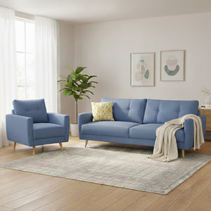 Sofa Set MANDY blau