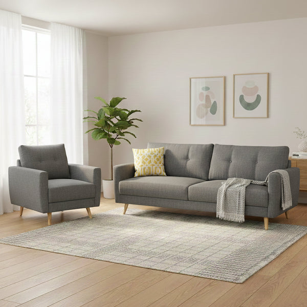 Sofa Set MANDY grau