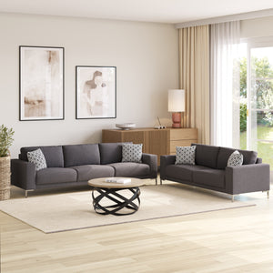 Sofa Set NOREEN anthrazit