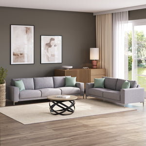Sofa Set NOREEN grau