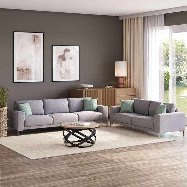Sofa Set NOREEN grau