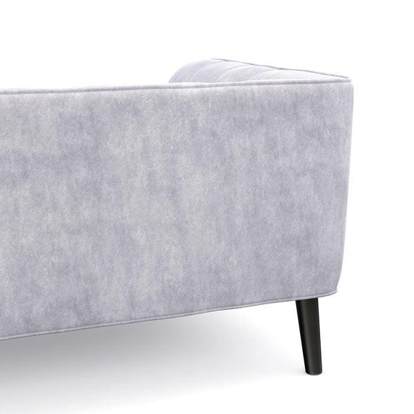 Sofa Set MERLIN samt-grau