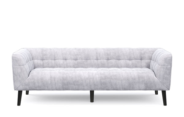 Sofa Set MERLIN samt-grau