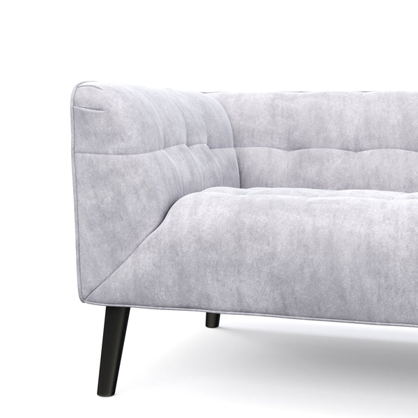 Sofa Set MERLIN samt-grau