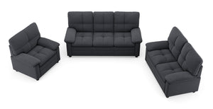 Sofa Set TOM anthrazit