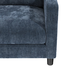 Sofa WINKLER 2-Sitzer dunkelblau