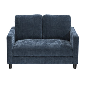 Sofa WINKLER 2-Sitzer dunkelblau
