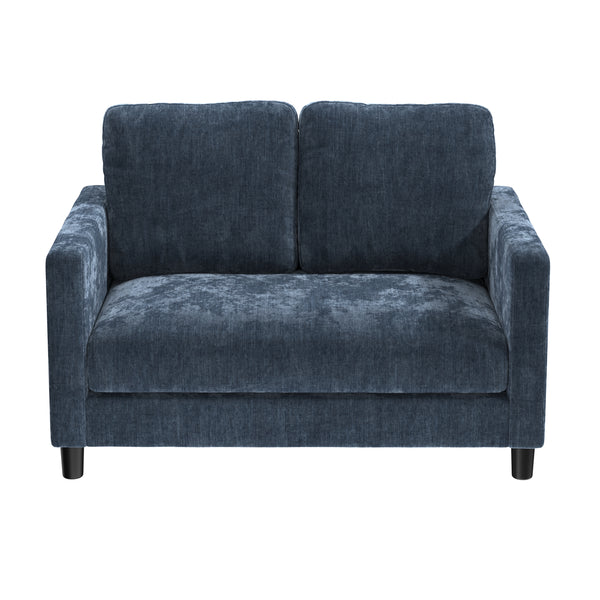 Sofa WINKLER 2-Sitzer dunkelblau