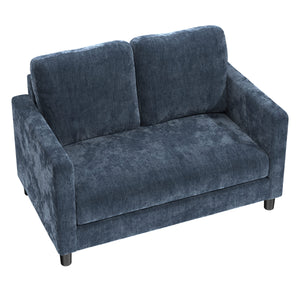 Sofa WINKLER 2-Sitzer dunkelblau
