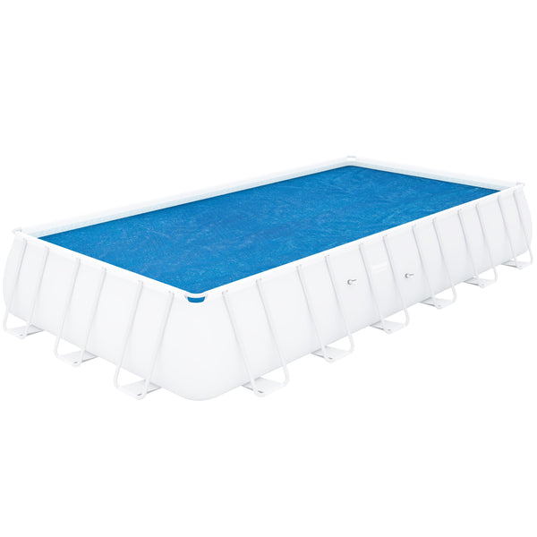 Solar Abdeckung für Swimming Pool Komplett-Set (732x366x132 cm)