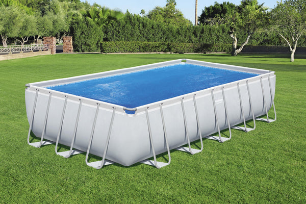 Solar Abdeckung für Swimming Pool Komplett-Set (732x366x132 cm)