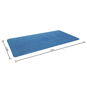 Solar Abdeckung für Swimming Pool Komplett-Set (732x366x132 cm)