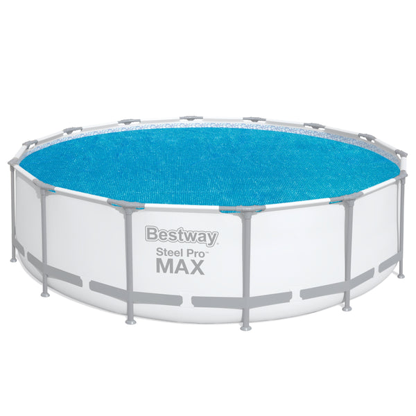 Solar Abdeckung für Swimming Pool Set mit Stahlrahmen (427 x 100 cm)