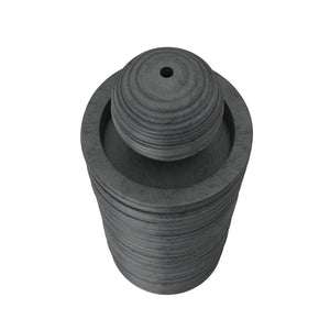Solar Springbrunnen SOLANA 34 x 70 cm schwarz