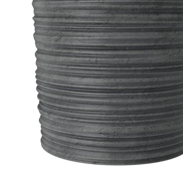Solar Springbrunnen SOLANA 34 x 70 cm schwarz