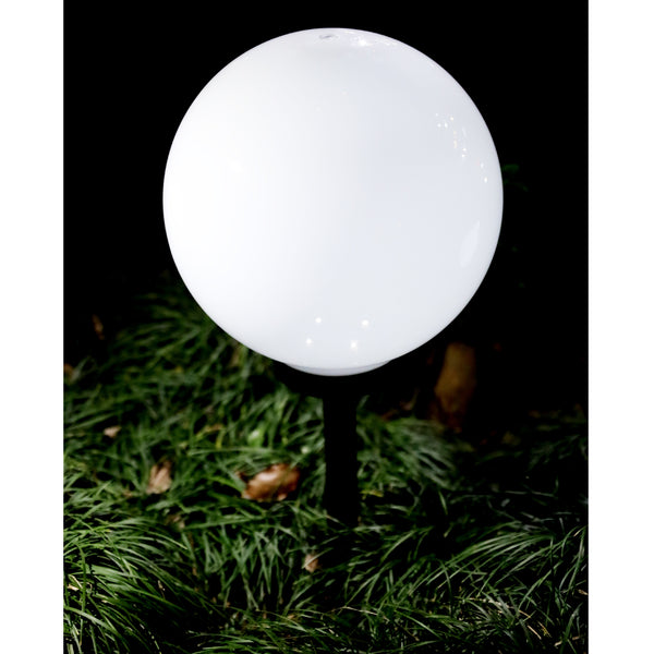 Solarlampe rund 30 cm 2er-Set