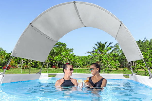 Sonnendach Bestway für Pool eckig und oval