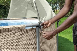 Sonnendach Bestway für Pool rund