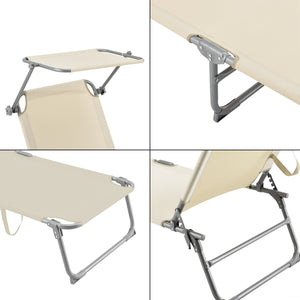 Sonnenliege Getaria 189x57x28cm Beige