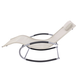 Sonnenliege Schaukelstuhl ""ANTIGUA"" beige