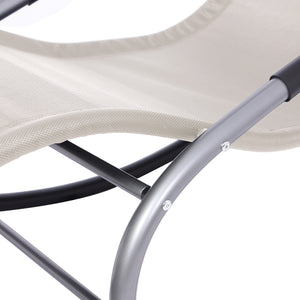 Sonnenliege Schaukelstuhl ""ANTIGUA"" beige