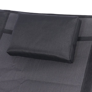 Sonnenliege Schaukelstuhl ""ANTIGUA"" schwarz