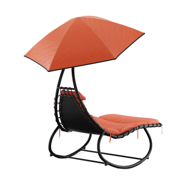 Sonnenliege Schaukelstuhl GRAVANA orange