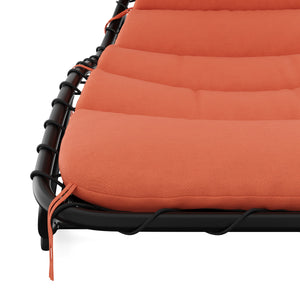 Sonnenliege Schaukelstuhl GRAVANA orange