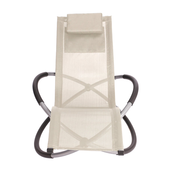 Sonnenliege Schaukelstuhl SAMANA beige