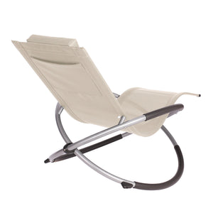 Sonnenliege Schaukelstuhl SAMANA beige