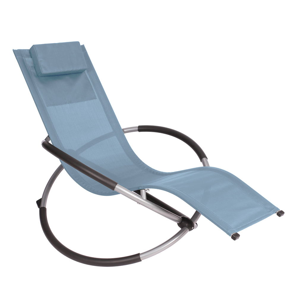 Sedia a dondolo prendisole SAMANA blu