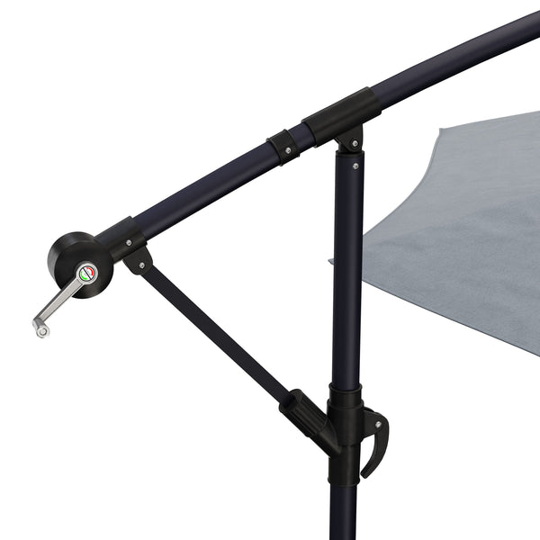 Sonnenschirm Ampelschirm 270 cm anthrazit