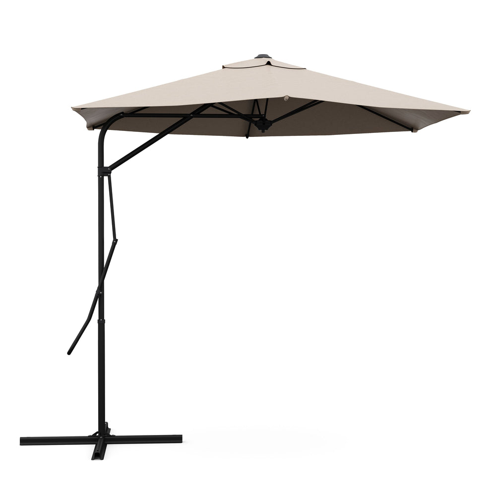 Parasol, cantilever parasol, 270 cm, beige