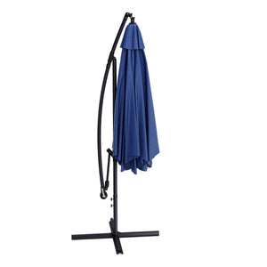 Sonnenschirm Ampelschirm 270cm blau