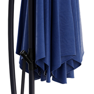 Sonnenschirm Ampelschirm 270cm blau
