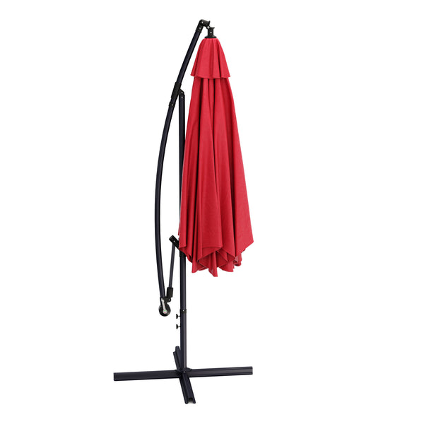 Sonnenschirm Ampelschirm 270cm rot