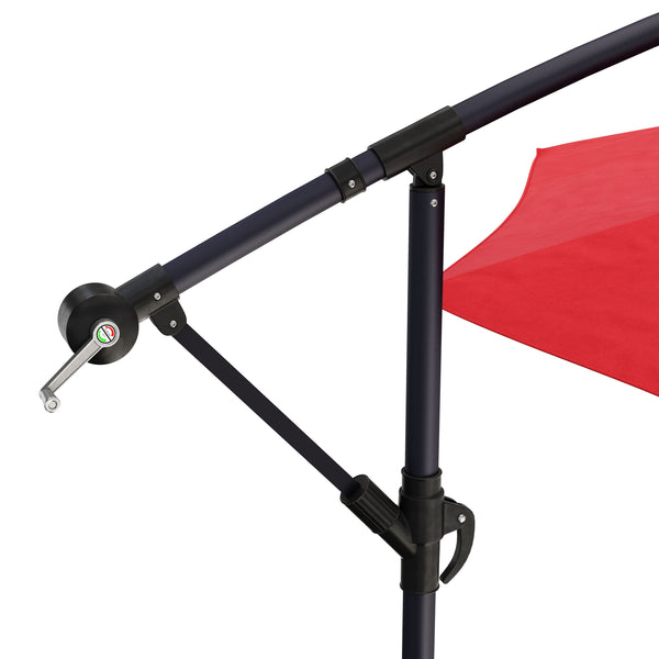 Sonnenschirm Ampelschirm 270cm rot