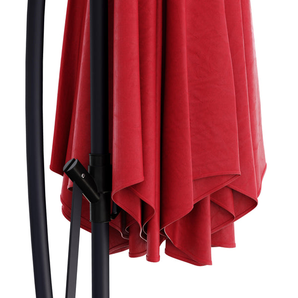 Sonnenschirm Ampelschirm 270cm rot