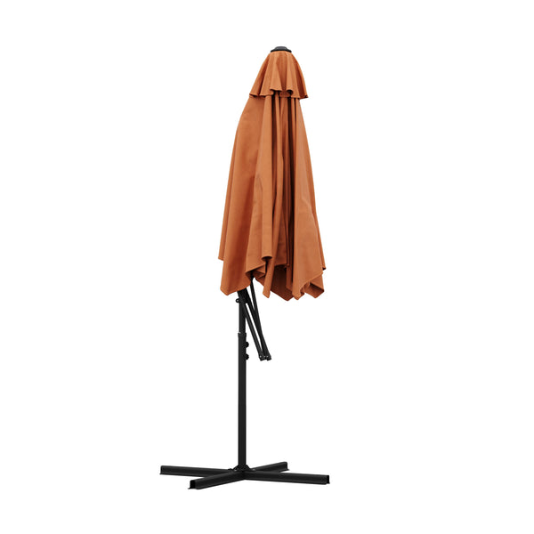 Sonnenschirm Ampelschirm 270 cm terracotta