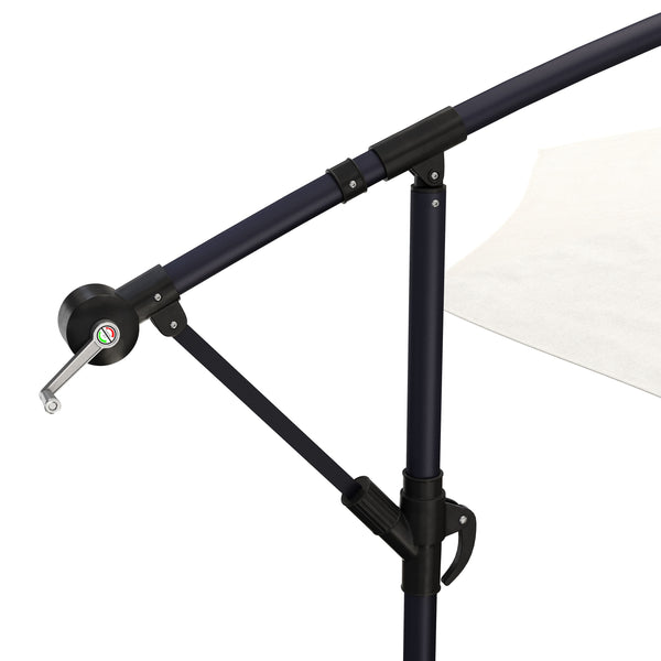 Sonnenschirm Ampelschirm 270cm weiss