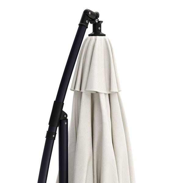 Sonnenschirm Ampelschirm 270cm weiss
