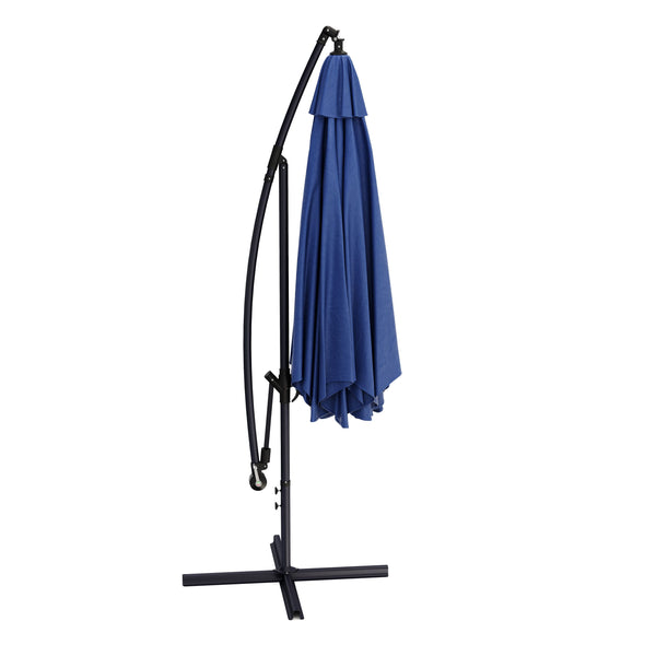 Sonnenschirm Ampelschirm 300cm blau