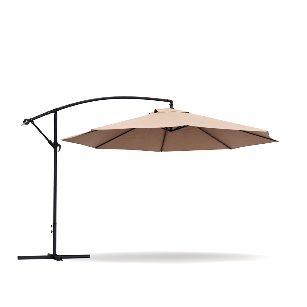 Ombrellone a sbalzo 300cm marrone