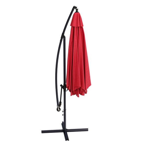 Sonnenschirm Ampelschirm 300cm rot
