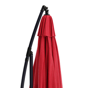 Sonnenschirm Ampelschirm 300cm rot