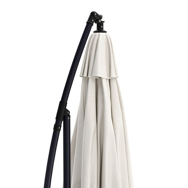 Sonnenschirm Ampelschirm 300cm weiss