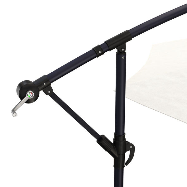 Sonnenschirm Ampelschirm 300cm weiss
