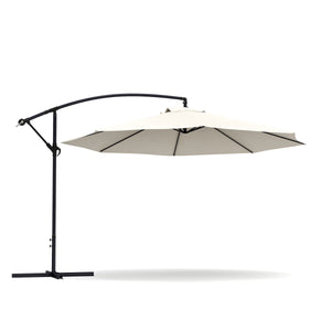 Parasol, cantilever parasol, 350cm, white